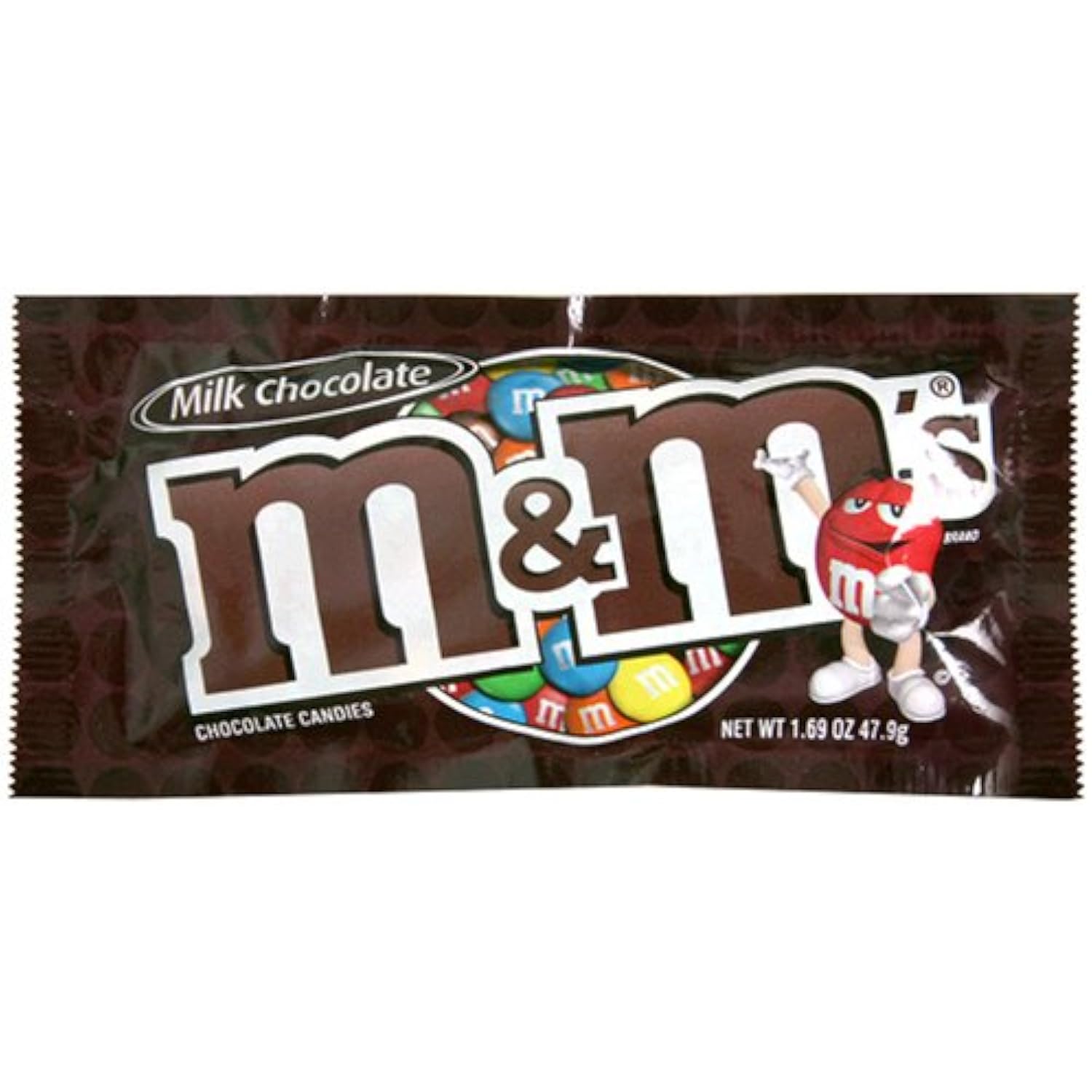 M&M's Chocolate Candies, Milk Chocolate, 1.69-Ounce Bags (Pack of
